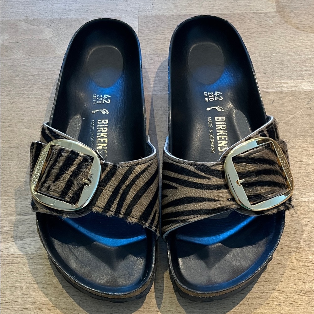 Birkenstock Madrid Sandals - Zebra - Pony Hair 11.5 US - Picture 5 of 17